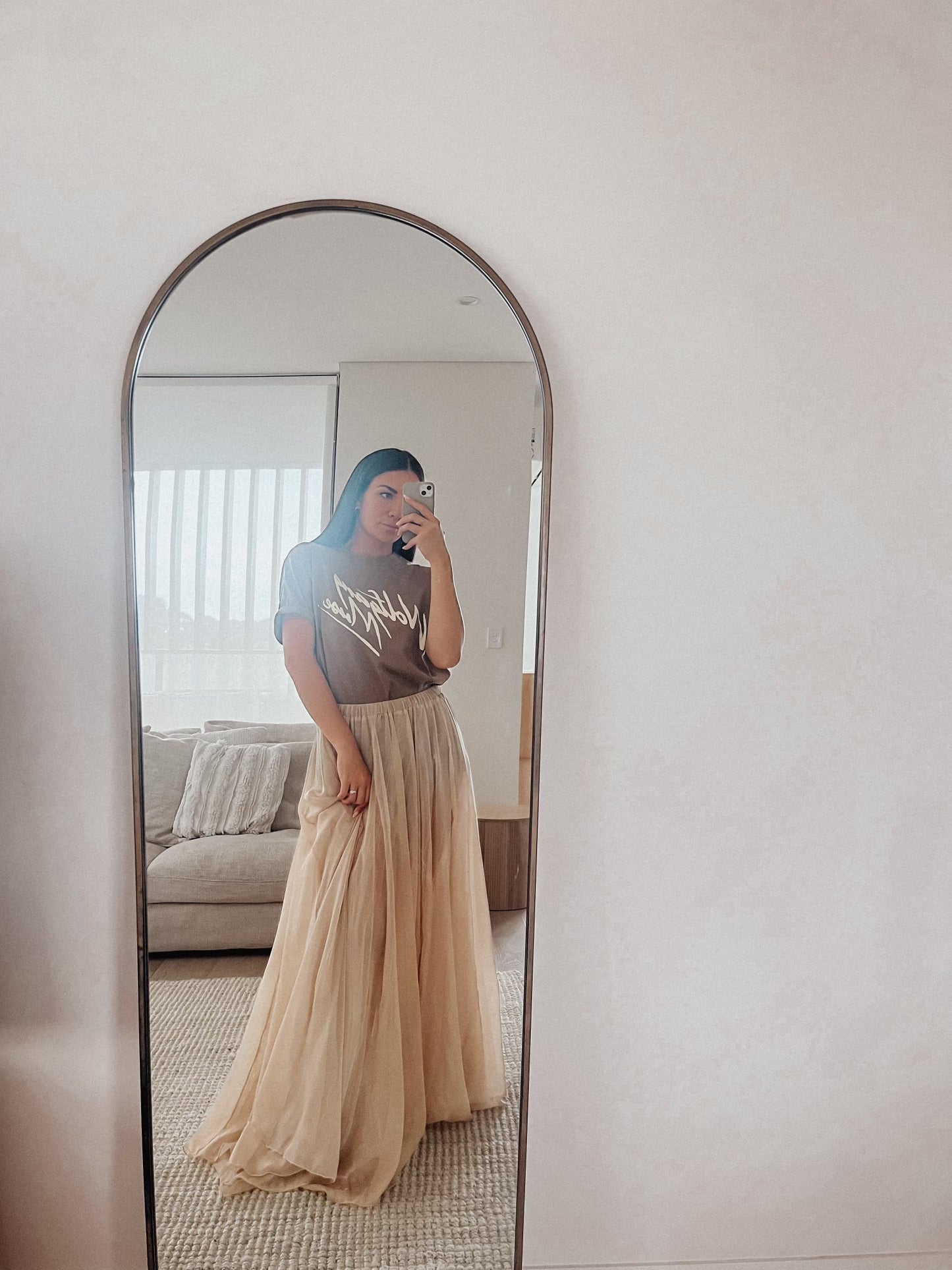 NUDE PRINCESS SKIRT