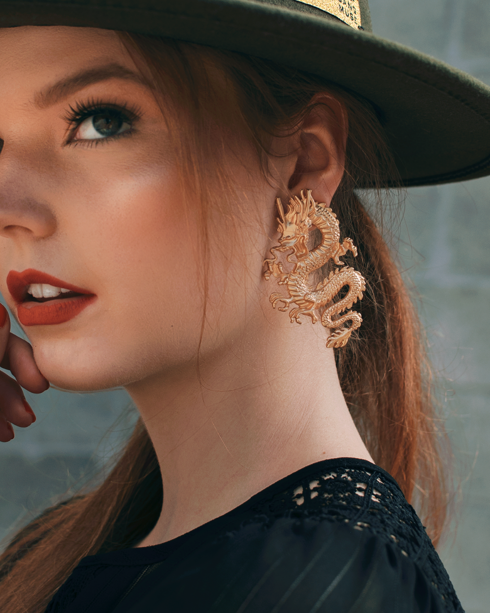 Topshop 2025 dragon earrings